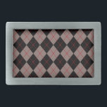 Retro Gray Argyle Belt Buckle Gift Gesp<br><div class="desc">Het ontwerp komt uit de oorspronkelijke kunst.</div>