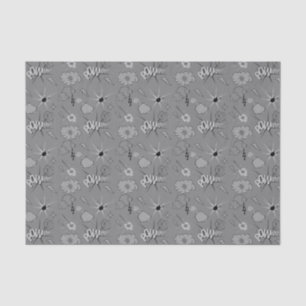 Retro Gray Comic Book Pattern Tissuepapier