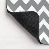 Retro GRAY Zig Zag Pattern Muismat (Hoek)