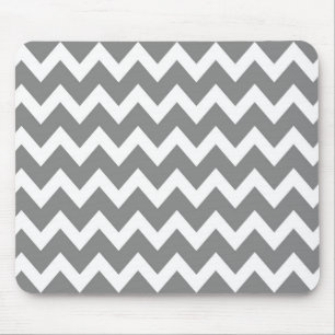 Retro GRAY Zig Zag Pattern Muismat