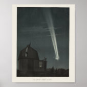  Retro Great Comet Astronomie Poster (Voorkant)