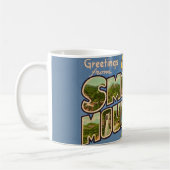 Retro Great Smoky Mountains Koffiemok (Links)