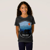 Retro Great Smoky Mountains National Park Beren T-shirt (Voorkant volledig)