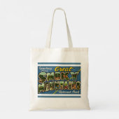 Retro Great Smoky Mountains Tote Bag (Achterkant)