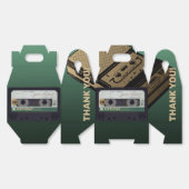 Retro Green Audiotape 50e verjaardag Dank u GFB Bedankdoosjes (Ongevouwen)