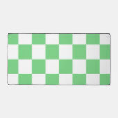 Retro Green Chessboard Checkerboard Tegel Y2K Bureaumat (Voorkant)