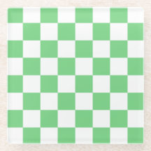 Retro Green Chessboard Checkerboard Tegel Y2K