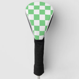 Retro Green Chessboard Checkerboard Tegel Y2K Golfheadcover
