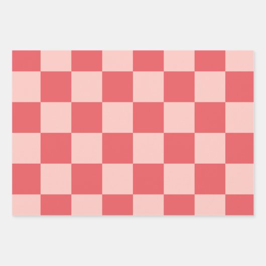 Retro Green Chessboard Checkerboard Tegel Y2K Inpakpapier Vel (Voorkant 3)