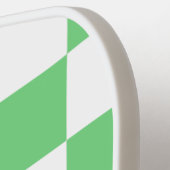 Retro Green Chessboard Checkerboard Tegel Y2K Pickleball Paddle (Links Detail)