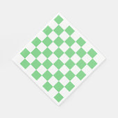 Retro Green Chessboard Checkerboard Tegel Y2K Servet (Hoek)