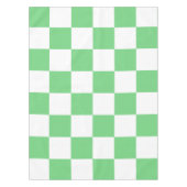 Retro Green Chessboard Checkerboard Tegel Y2K Tafelkleed (Voorkant)