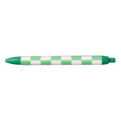 Retro Green Chessboard Checkerboard Tegel Y2K Zwarte Inkt Pen (Voorkant)