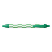 Retro Green Chessboard Checkerboard Tegel Y2K Zwarte Inkt Pen (Achterkant)
