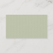 Retro Green Dad Card Contactkaartje (Achterkant)