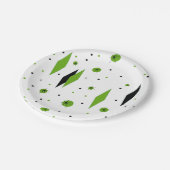 Retro Green Diamonds & Starbursts Paper Bord (Gekanteld)