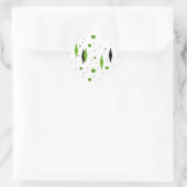 Retro Green Diamonds & Starbursts Stickers (Tas)