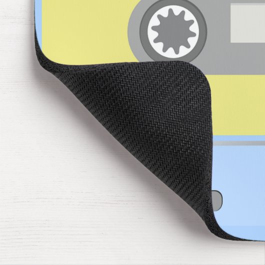 Retro Green en Blue Cassettebandje Muismat (Hoek)