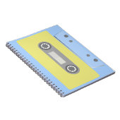 Retro Green en Blue Cassettebandje Notitieboek (Rechterzijde)