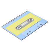 Retro Green en Blue Cassettebandje Notitieboek (Linkerzijde)