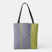 Retro Green en Grey Tote Bag (Achterkant)