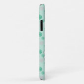 Retro Green Flowers Case-Mate iPhone Case (Achterkant/rechts)