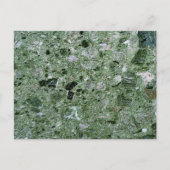 Retro Green Marble Stone Textern Pattern Briefkaart (Voorkant)