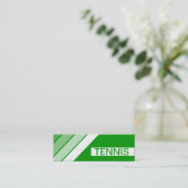 retro GREEN Mini Visitekaartje (Staand voorkant)