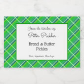 Retro Green Play Etiket (Enkel label)