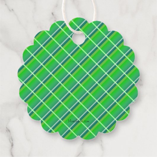 Retro Green Pset Custom Baking Label (Achterkant)