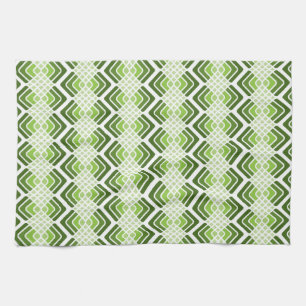 Retro Green Shades Kitchen Towel Theedoek
