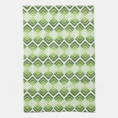 Retro Green Shades Kitchen Towel Theedoek (Verticaal)