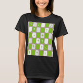 Retro Green Starbursts T-Shirt (Voorkant)