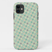 Retro Green-Stippen Case-Mate iPhone Case (Achterkant)