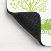 Retro Green Tree Muismat (Hoek)