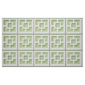 Retro Green Trellis Fabric Stof (Fat Quarter)