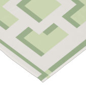 Retro Green Trellis Table Runner Lange Tafelloper (Hoek)