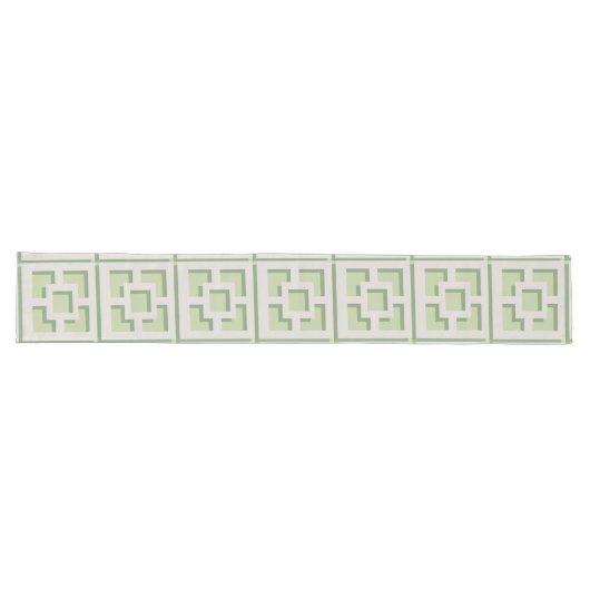 Retro Green Trellis Table Runner Lange Tafelloper (Horizontaal)