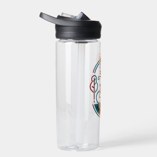 Retro Greenbrier Fietsroute Waterfles (Rechts)