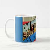 Retro Greeting from Baltimore Mug Koffiemok (Links)