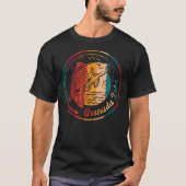 Retro Grenada-meer Gevist T-shirt (Voorkant)