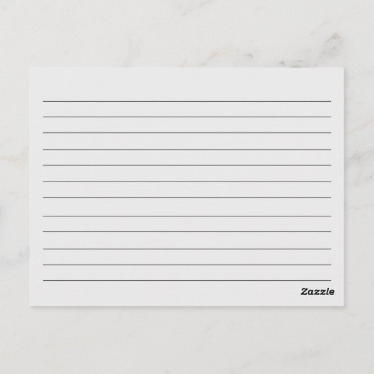 Retro Grey Rolling Pin Kitchen Tools Recipcard Briefkaart (Achterkant)