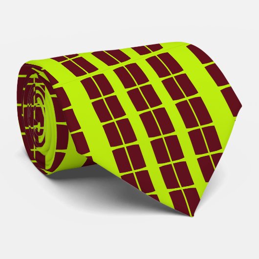 Retro Grid Heren Das (Opgerold)