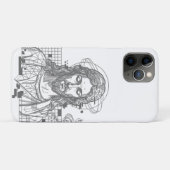 Retro Grid Jezus Koning der Koningen Openbaring 19 Case-Mate iPhone Case (Achterkant (horizontaal))
