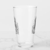 Retro Grid Jezus Koning der Koningen Openbaring 19 Glas (Links)