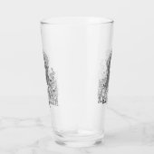 Retro Grid Jezus Koning der Koningen Openbaring 19 Glas (Rechts)