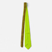 Retro Grid Neck Tie Stropdas (Achterkant)