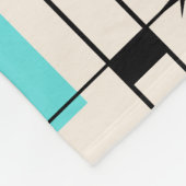 Retro Grid & Starbursts Fleece Blanket (Hoek)