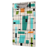 Retro Grid & Starbursts klembord (Links)