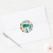 Retro Grid & Starbursts Stickers (Envelop)